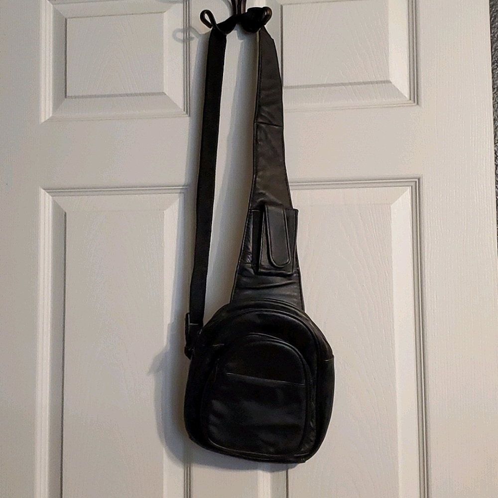 Genuine Leather Crossbody Bag